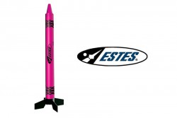   Estes PULSAR PINK CRAYON ROCKET RTF