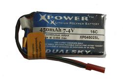   Dualsky 450 2S1P 7.4, 16C (XP04502SL)